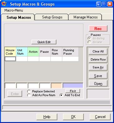 VHC Macro Editor & Recorder